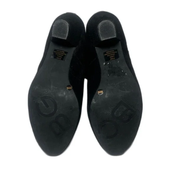 BCBG Suede Leather Slouch Boot Black Size 8.5 - Picture 6 of 7